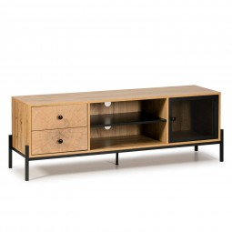 Mueble TV Ali roble 1P2H2C