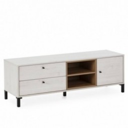 Mueble TV Jáen Blanco 2C y 1P