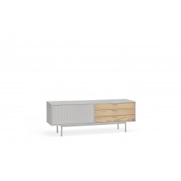 Mueble Tv Sierra 1p3c Gris...