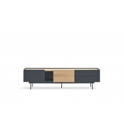 Mueble TV Otto 2P2C gris...