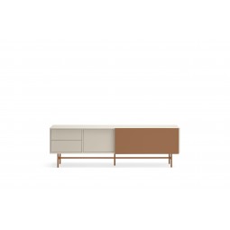 Mueble TV2P2C arena y arcilla