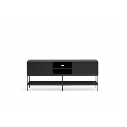 Mueble TV 2P2C Platt negro