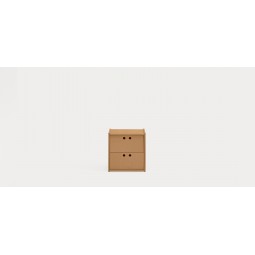 Mesita Wally 2C MDF Natural